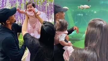 Filha de Gabriel Jesus e Raiane Lima passeia no zoológico - Reprodução/Instagram