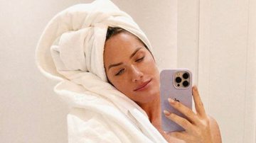 Giovanna Ewbank cobre os seios apenas com toalha e arranca elogios - Reprodução/Instagram