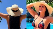 Graciele Lacerda posa de biquíni à beira da piscina - Reprodução/Instagram