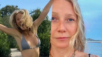Gwyneth Paltrow posa de biquíni em clique sem edição e reflete sobre as mudanças no corpo e no rosto - Foto/Instagram