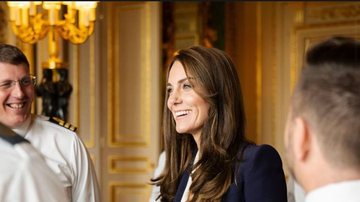 Kate Middleton se encontrou com a Marinha Britânica - Reprodução: Instagram