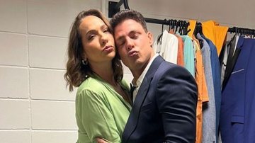 Maria Beltrão se encontrou com Cauã Reymond nos bastidores da Rede Globo - Reprodução: Instagram