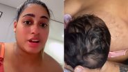 MC Loma vibra ao amamentar a filha recém-nascida - Reprodução/Instagram