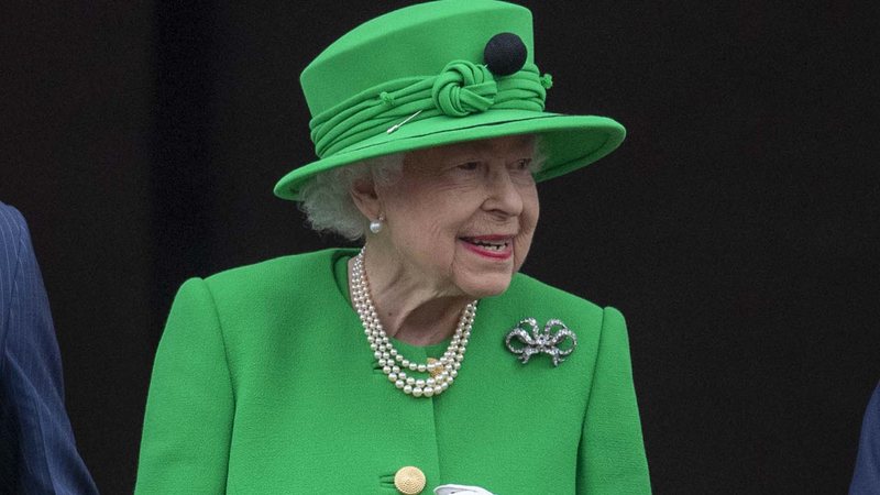 Rainha Elizabeth II durante as celebrações do Jubileu de Platina em 2022 - Foto: Getty Images