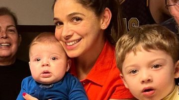 Sabrina Petraglia reúne a família no quinto mês do filho caçula, Léo - Reprodução/Instagram
