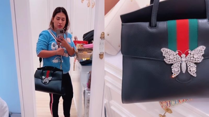 Simaria posa com bolsa de grife de R$ 6 mil: 'Minha bolsinha linda