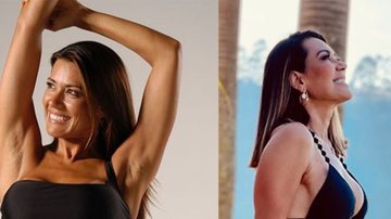 Solange Frazão compara fotos de antes e depois do seu corpo - Foto: Reprodução / Instagram