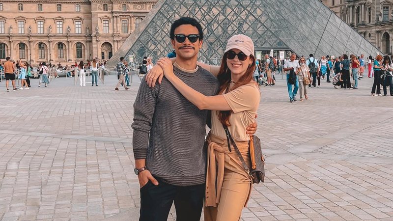Sophia Abrahão e Sérgio Malheiros visitam o Museu do Louvre - Reprodução/Instagram
