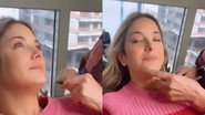 Ticiane Pinheiro fazendo bigode - Reprodução/Instagram