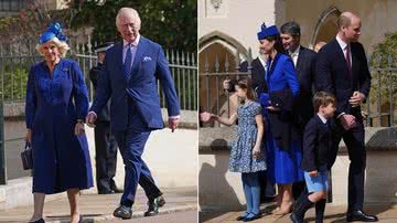 Família real britânica se reúne na missa de Páscoa - Fotos: Getty Images
