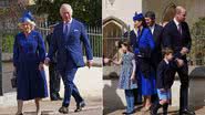 Família real britânica se reúne na missa de Páscoa - Fotos: Getty Images