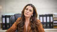 Giovanna Antonelli nos bastidores das gravações da novela 'Travessia' - Foto: Globo / Paulo Belote