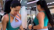 De top e legging, Graciele Lacerda impressiona ao exibir corpo sarado durante treino - Reprodução/Instagram