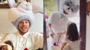José Loreto se veste de coelhinho para celebrar a Páscoa com a filha - Reprodução/Instagram