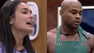 Larissa e Cezar Black discutem - Reprodução/Globo