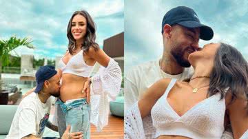 Influenciadora Bruna Biancardi e jogador de futebol Neymar Jr. anunciaram na noite desta terça-feira, 18, que estão esperando um filho juntos - Foto: Reprodução / Instagram