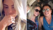 Esposa de Leonardo vive drama em voo após desabafo sobre a lei do retorno: "Medo" - Reprodução/ Instagram