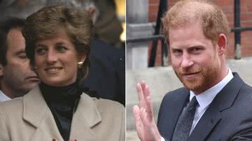 Princesa Diana e o príncipe Harry - Foto: Getty Images