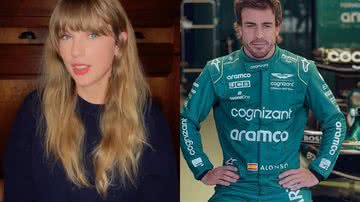 Taylor Swift e Fernado Alonso - Foto: Reprodução / Instagram