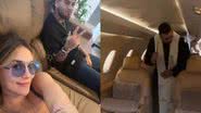 Virginia e Zé Felipe chamam padre para benzer avião - Reprodução/Instagram