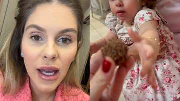 Bárbara Evans rebate críticas após dar doce para a filha - Reprodução/Instagram