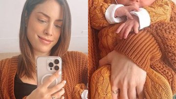 Fabiana Justus combina look com filho recém-nascido, Luigi - Reprodução/Instagram