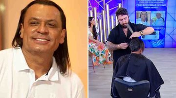 Adeus cabelão! Frank Aguiar mostra novo visual em programa de TV - Reprodução/ Instagram