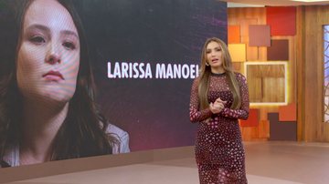Patrícia Poeta abre o Encontro com desabafo sobre o caso Larissa Manoela: "Dinheiro" - Reprodução/ TV Globo