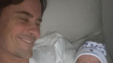 Paulinho Vilhena apresenta a filha recém-nascida - Foto: Reprodução / Instagram