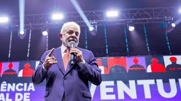 Lula usou meias bordadas em evento oficial do governo - Foto: Reprodução / Instagram