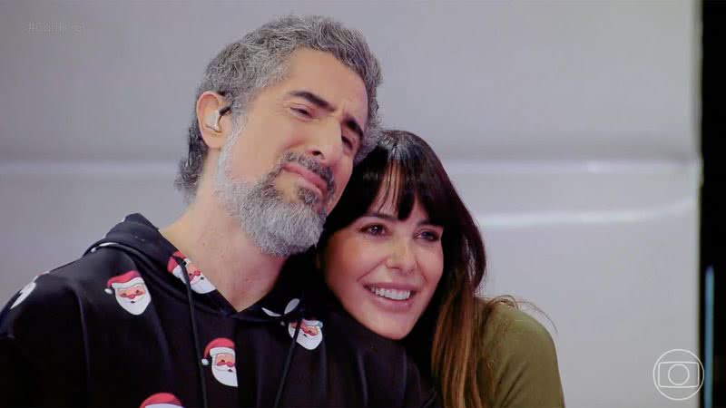 Marcos Mion e a esposa - Foto: Reprodução / Globo