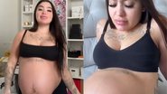 MC Mirella se espanta com o tamanho do barrigão de grávida - Reprodução/Instagram