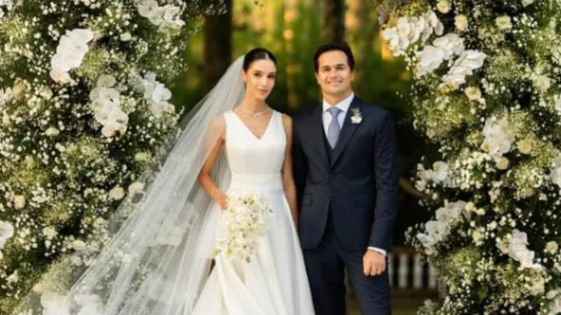Nelson Piquet Jr casou com a hipista brasileira Patsy Zurita - Fotos: Reprodução/Instagram