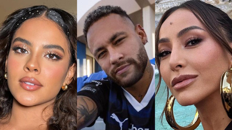 Bella Campos, Neymar e Sabrina Sato devem passar a virada do ano solteiros - Reprodução/Instagram