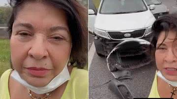 Roberta Miranda sofre acidente de carro na estrada - Foto: Reprodução / Instagram