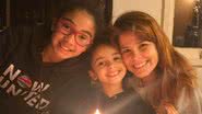 A atriz Samara Felippo e suas filhas, Alicia e Lara - Foto: Reprodução/Instagram @sfelippo
