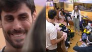 No paredão, Cara de Sapato é consolado por Amanda - Reprodução/Globo