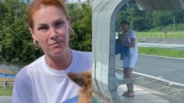 Ana Hickmann resgata cachorro em estrada - Reprodução/Instagram