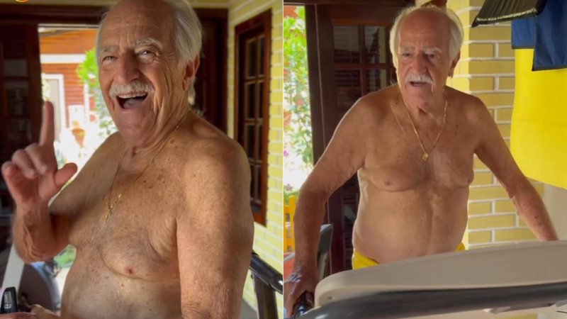Ary Fontoura dá show de boa forma aos 90 anos - Reprodução/Instagram