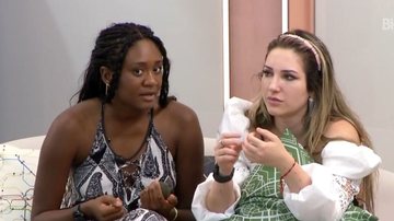 Sarah Aline e Amanda conversaram sobre jogo em grupo no BBB 23 - Reprodução/Globo