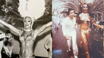 A travesti Eloína dos Leopardos foi a primeira rainha de bateria do Carnaval do Rio de Janeiro - Foto: Acervo pessoal