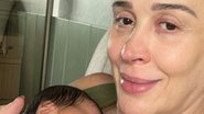 Claudia Raia mostra selfie com Luca, seu filho recém-nascido - Foto: Reprodução / Instagram