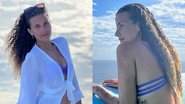 Debby Lagranha ostenta curvas perfeitas ao surgir de biquíni na piscina: "Maravilhosa" - Reprodução/Instagram