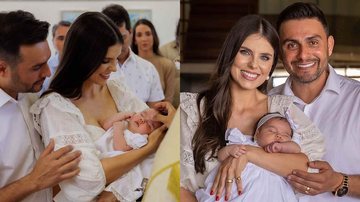 Débora Silva e Mano Walter batizam a filha - Reprodução/Instagram/@gustavosarmento