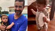 Felipe Andreoli mostra o filho caçula dando os primeiros passos - Reprodução/Instagram