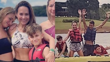 Gabriela Duarte mostrou as fotos de sua viagem de férias ao lado dos filhos - Foto: Reprodução/Instagram