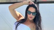 Graciele Lacerda arrasa ao surgir de biquíni branco - Reprodução/Instagram