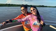 Zezé Di Camargo e Graciele Lacerda escolheram o Pantanal para curtir o Carnaval - Foto: Reprodução / Instagram