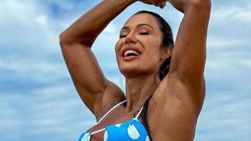 Gracyanne Barbosa impressiona ao exibir corpaço musculoso na praia - Reprodução/Instagram