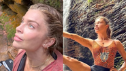 Grazi Massafera faz yoga em cachoeira - Reprodução/Instagram